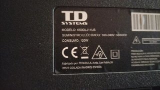 Smart TV TD Systems 50" 4k ultra hd
