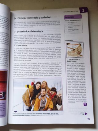Filosofía 1, primer curso de bachillerato