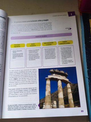 Filosofía 1, primer curso de bachillerato