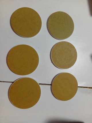 Sottobicchieri fatti a mano con fiore