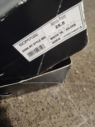 Botas de esquí Tecnica grises y doradas
