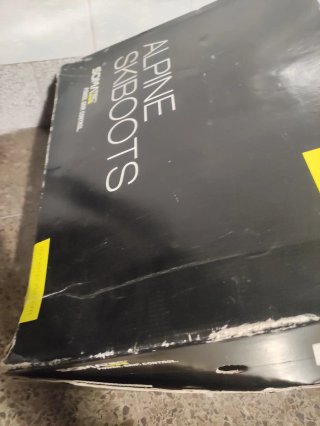 Botas de esquí Tecnica grises y doradas