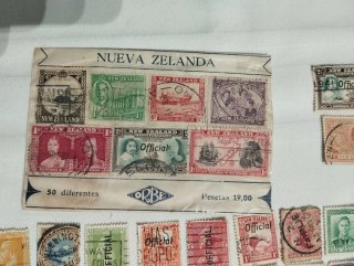 Lote Sellos Nueva Zelanda Oficial