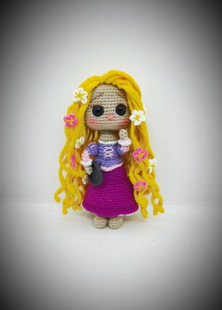 Rapunzel Amigurumi Disney + Pascal