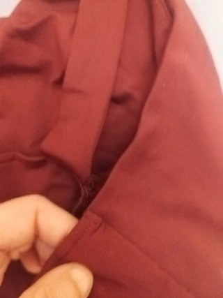 Top Shein Curve Talla 4XL Burdeos Nuevo