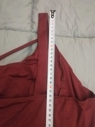 Top Shein Curve Talla 4XL Burdeos Nuevo
