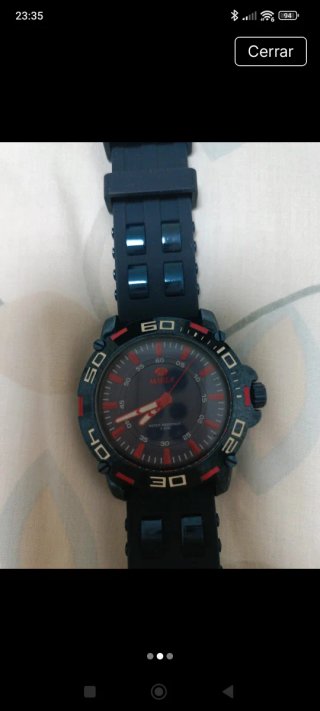 Reloj Marea Hombre Negro