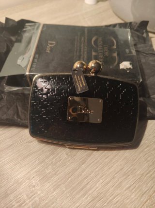 Estuche Maquillaje Dior Negro Dorado