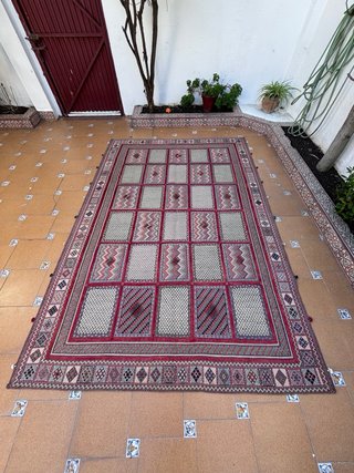 Alfombra estilo persa multicolor