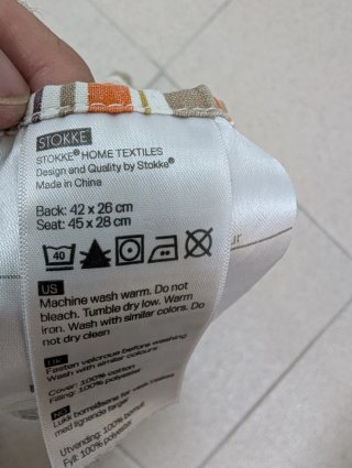 Funda tela trona Stokke