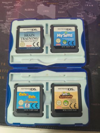 Pacchetto 4 giochi Nintendo DS: Allenamento cerebrale, My Sims