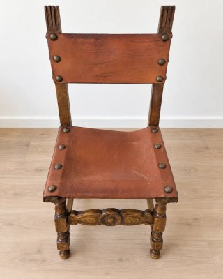 Conjunto Comedor Rústico:Mesa, 6 Sillas y Aparador