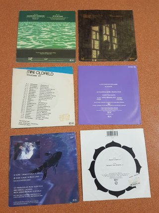 6 Vinilos Mike Oldfield Singles Pop Rock