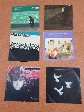 6 Vinilos Mike Oldfield Singles Pop Rock