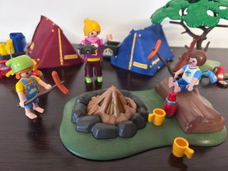 Playmobil Campamento con Fogata 6888