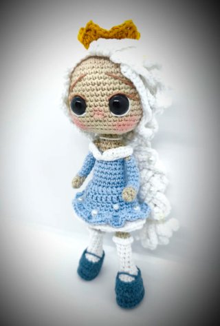 Muñeca Amigurumi Elsa Frozen