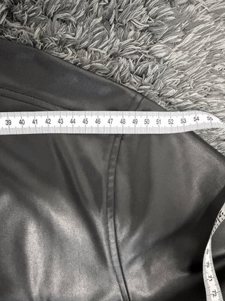 Camisa Hombre Negra Efecto Piel Manga Corta L