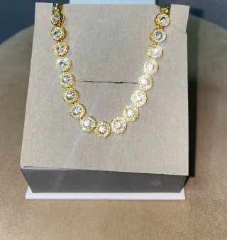 Pulsera Dorada con Circonitas - Nueva