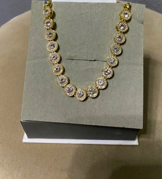 Pulsera Dorada con Circonitas - Nueva