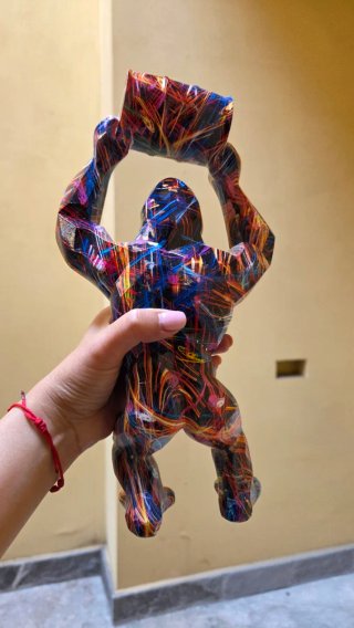 Statua Gorilla Pop Art 30cm