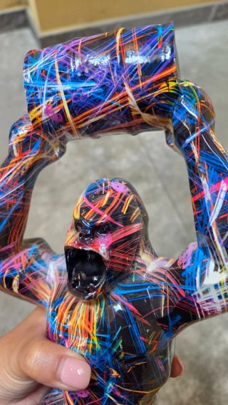 Statua Gorilla Pop Art 30cm