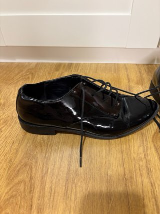 Mocasines negros charol mujer talla 39