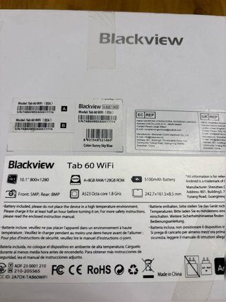 Tablet Blackview Tab 60 WiFi 128GB 9904