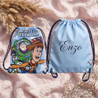 Mochila de tela con personajes y personalizadas