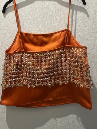 Top lentejuelas Zara Talla M