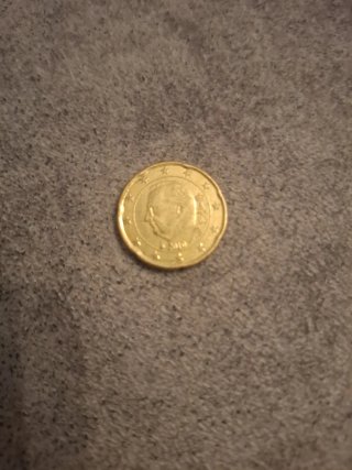 Moneda 20 céntimos Bélgica 2016