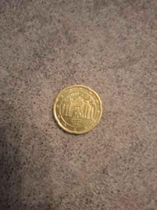 Moneda 20 céntimos Euro 2006