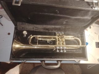 Trompeta Amadeus con estuche duro protector