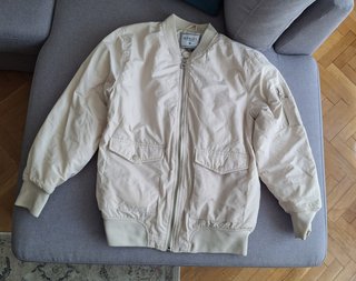 Chaqueta bomber beige ASHLEY Talla S