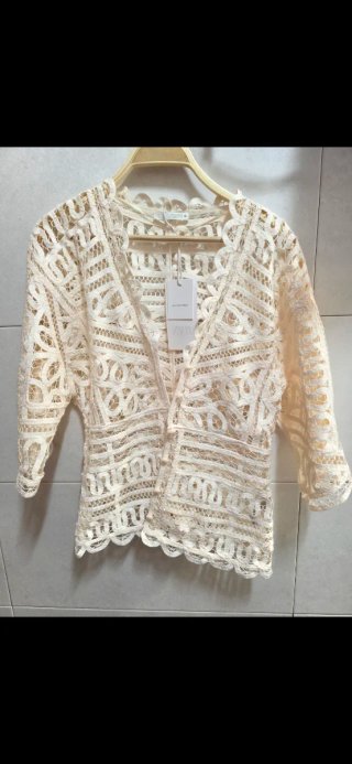 Top Crochet coleccion Zara T/M
