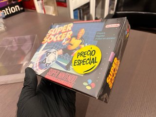 Super Soccer SNES precintado