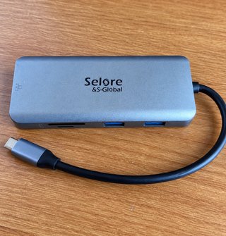 Hub USB-C Selore 8 en 1 Doble HDMI