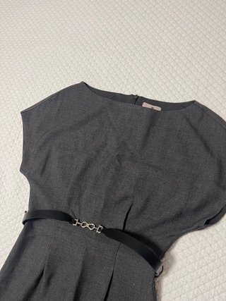 Vestido gris H&M