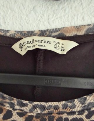 Vestido Pull&Bear estampado leopardo