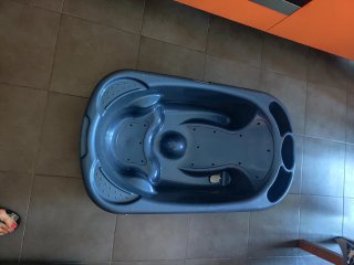 Bañera para bebé azul