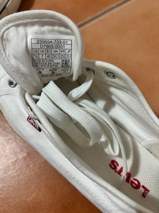 Zapatillas Levis Blancas