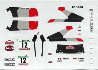 Decal 1:43 - Audi Quattro - Rally de Portugal 1981
