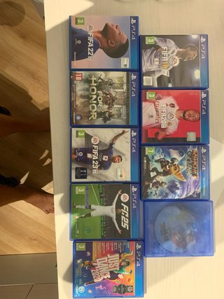 Lote 9 Juegos PS4:  10€ cada juego