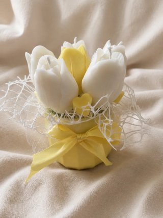 Mini ramo velas tulipán