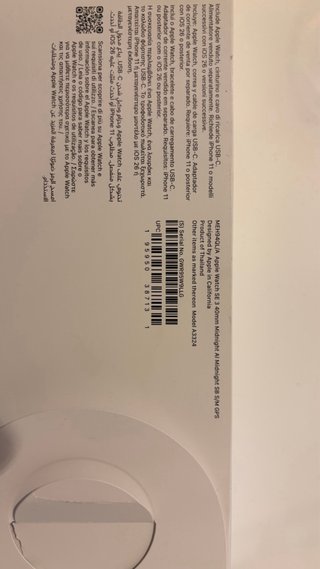 Apple Watch SE 3 2026 Negro Caja Incluida