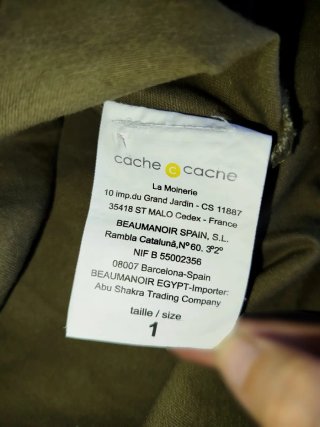 Camisa militar S/36 Cache Cache