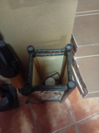 Lámparas y figuras tribales y etnicas