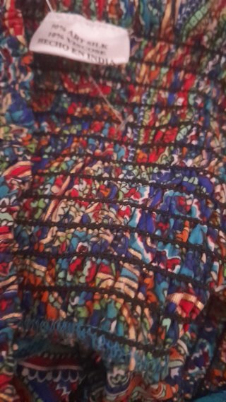 Falda pantalón con estampado paisley