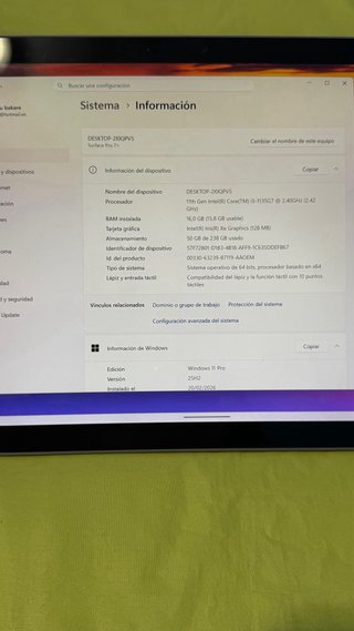 Surface Pro 7+ 256GB 16GB i5 Leer anuncio Xfav