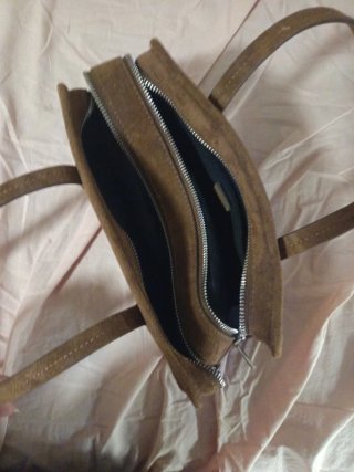 Bolso de ante marrón de parfois