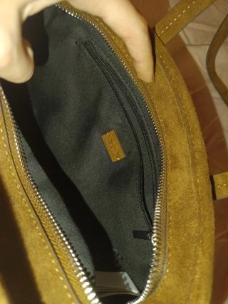 Bolso de ante marrón de parfois